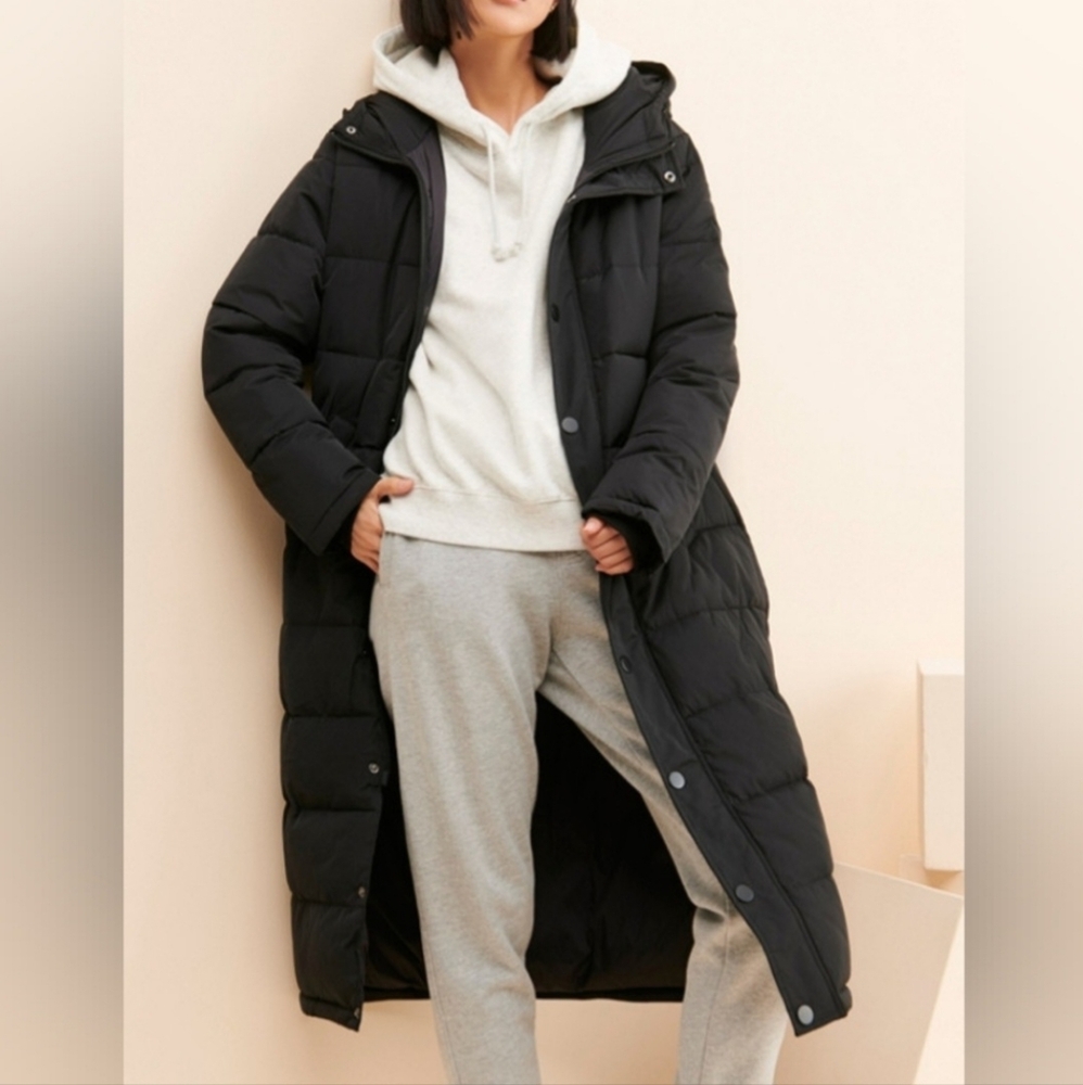Free People × Universal Standard Everest Long Hooded Puffer